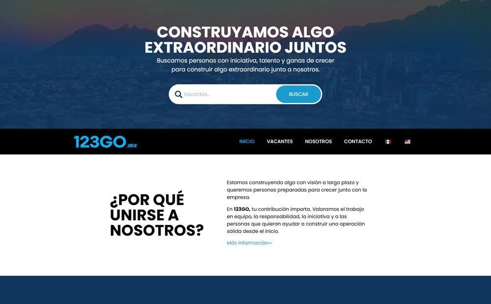 Sitio de reclutamiento de 123GO